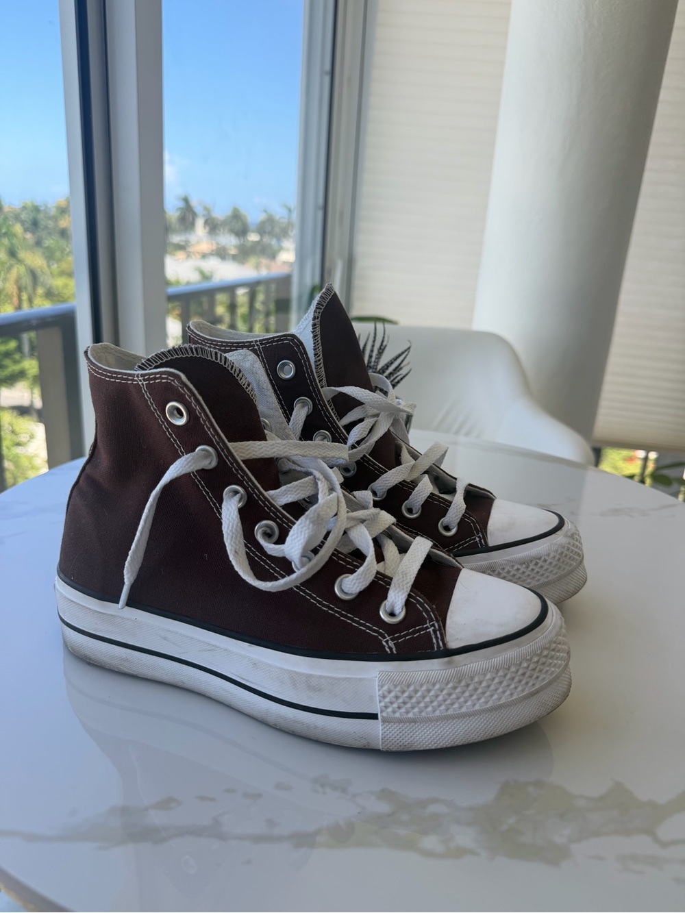 Converse Espresso High Top Sneakers - Picture 2 of 7